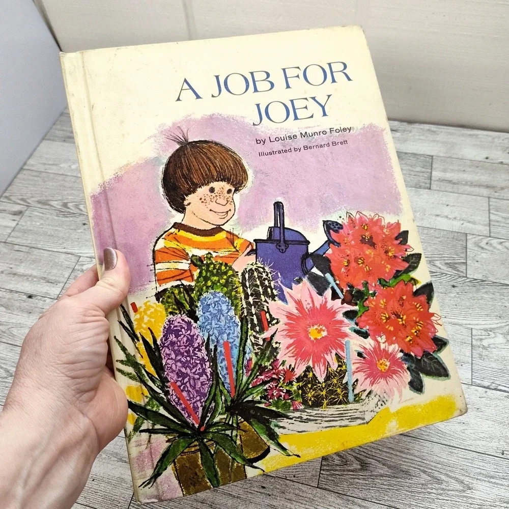 A Job For Joey by Louise Munro Foley Kids Hardcover 1970 Vtg Book Ex-Lib‎